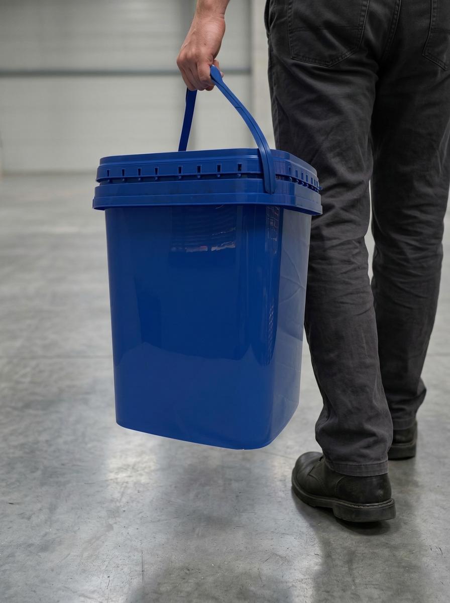 Crown Packaging — Multi-Purpose Blue Container